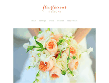 Tablet Screenshot of fleurtaciousdesigns.com